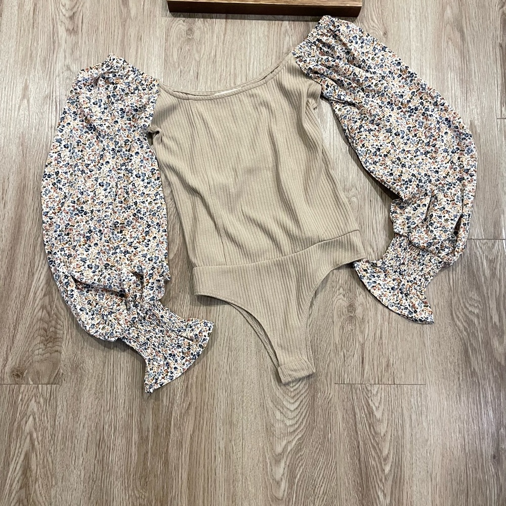 Promesa Balloon Sleeve Bodysuit - Picture 6 of 7